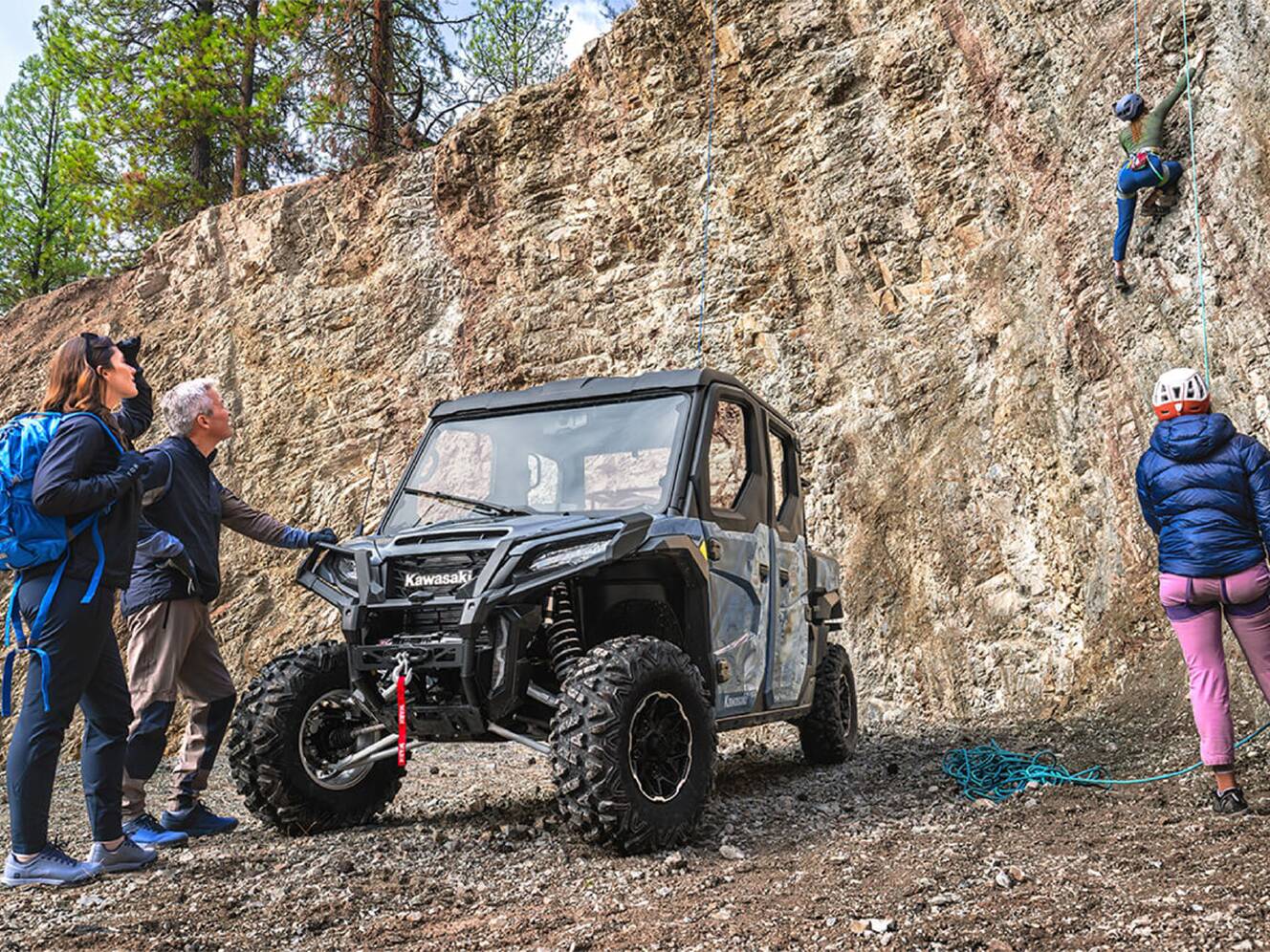 A photo of this 2025 Kawasaki RIDGE® XR CREW Limited HVAC