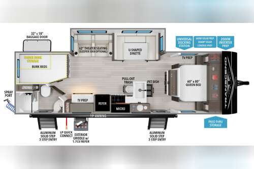 2025 Grand Design Transcend Xplor 27DBX in erie PA