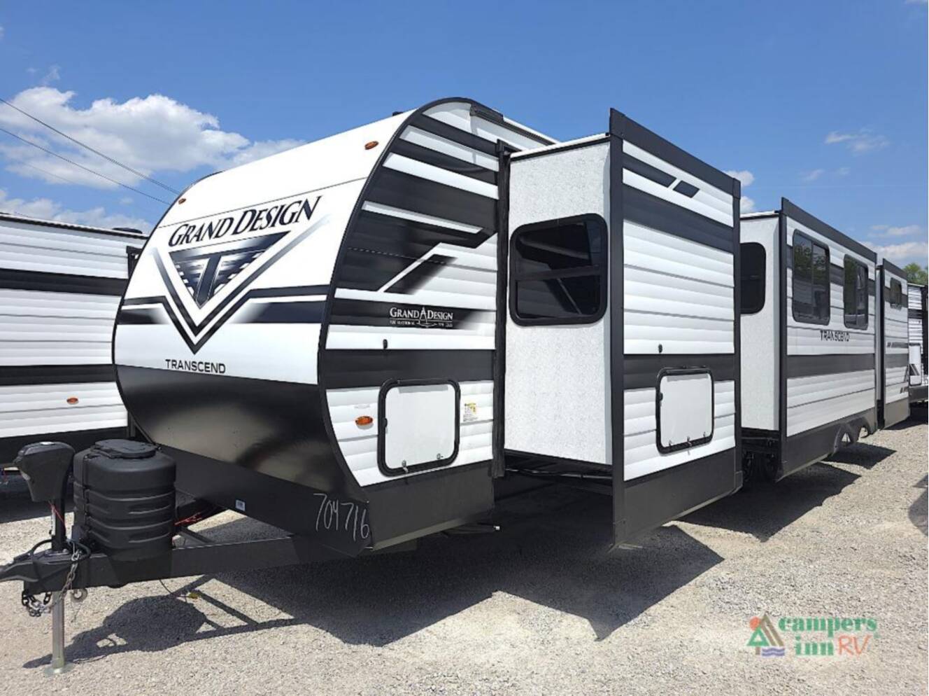 A photo of this 2026 Grand Design Transcend Xplor 335BHT