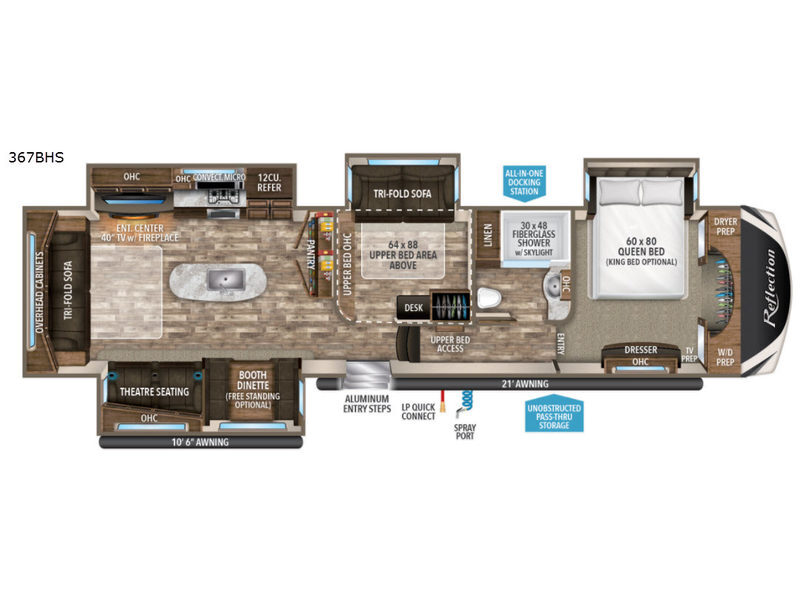 2018 Grand Design Reflection 367BHS in orchard park NY