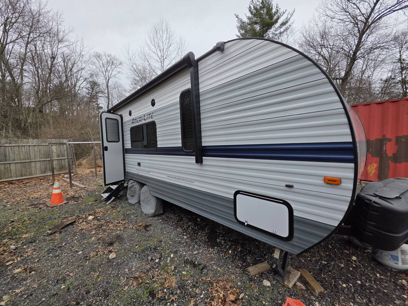 A photo of this 2021 Gulf Stream AMERI-LITE 218MB