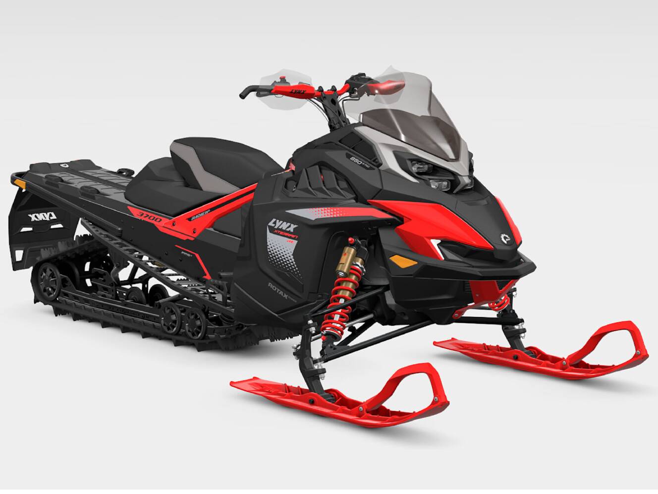 A photo of this 2026 Lynx Xterrain RE 850 E-TEC PowderMax 2.0 M.S. / E.S. w/ 10.