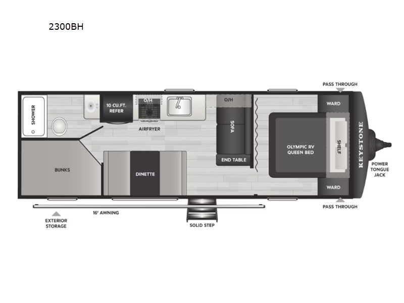 2026 Keystone Rv Springdale 2300BH in adamsburg PA