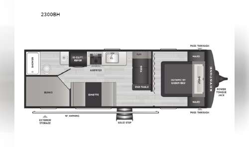 2026 Keystone Rv Springdale 2300BH in adamsburg PA