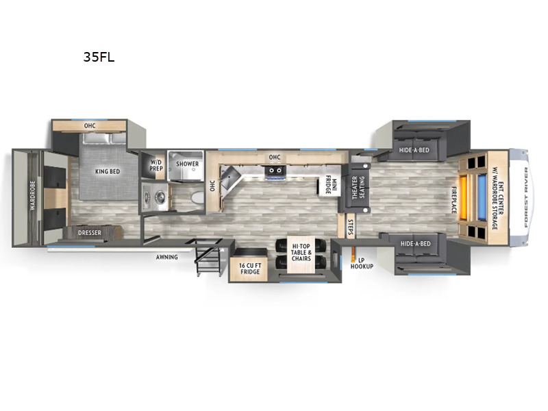 2026 Forest River Rv Wildcat 35FL in college station TX