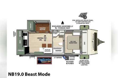 2026 Forest River Rv No Boundaries NB19.0 Beast Mode in richland WA