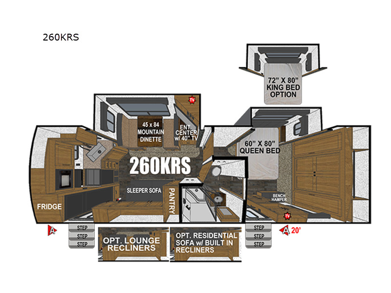 2025 Outdoors Rv Black Stone Mountain Series 260KRS in sumner WA