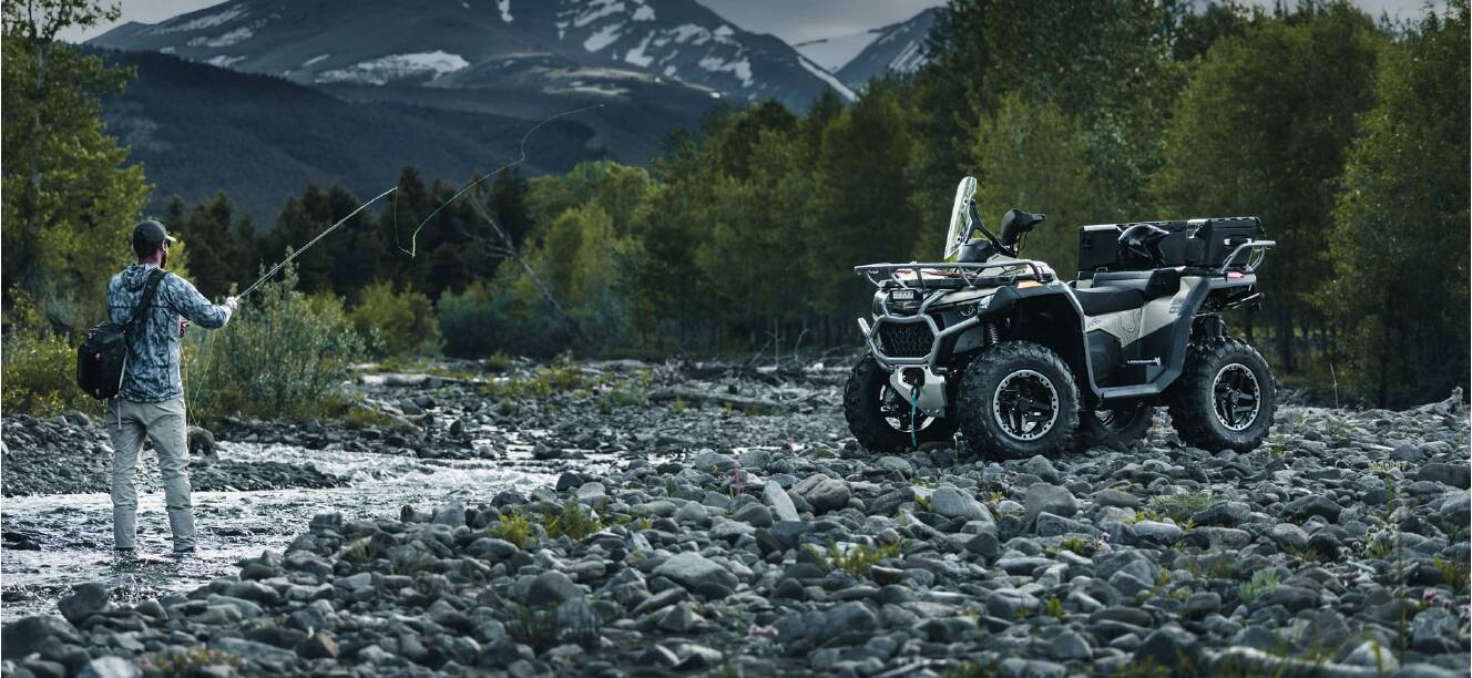 A photo of this 2026 CFMOTO CForce 1000 Overland