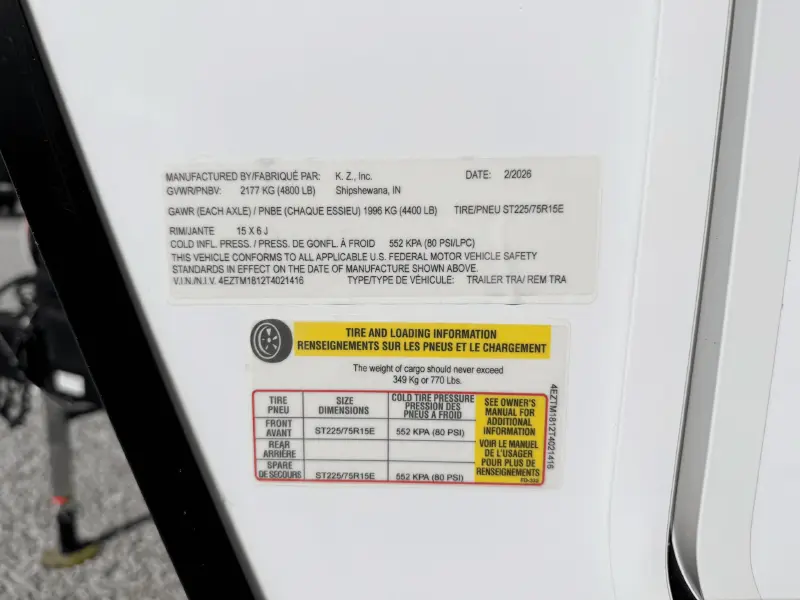 2026 KZ RV Connect Mini 191BHK