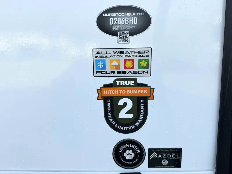 2026 K-Z Durango D286BHD Half-Ton