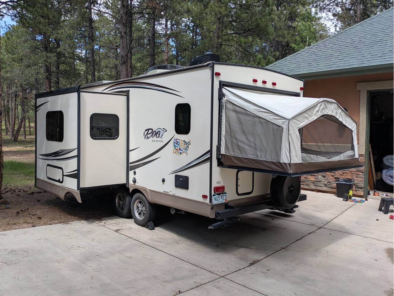 A photo of this 2016 Forest River ROCKWOOD ROO 21BD