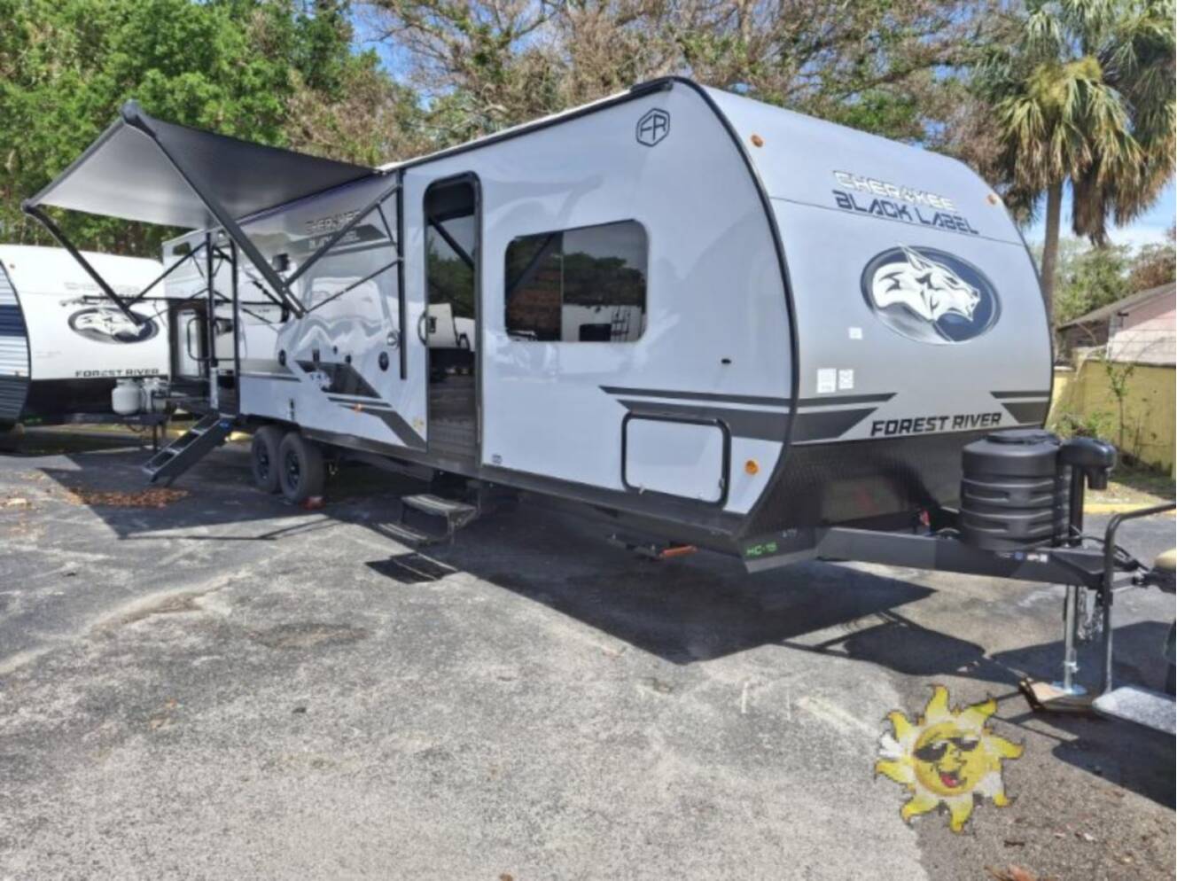 A photo of this 2026 Forest River Rv Cherokee Grey Wolf Black Label 29TEBL