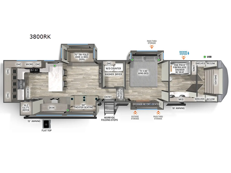 2026 Forest River Rv Sierra 3800RK in myrtle beach SC