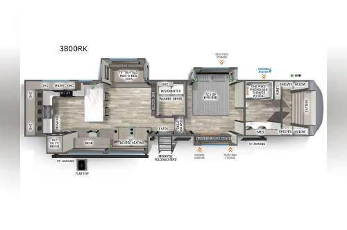 2026 Forest River Rv Sierra 3800RK in myrtle beach SC