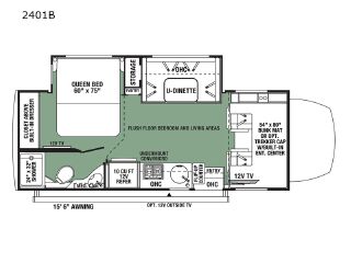 2018 FOREST RIVER FORESTER MBS 2401R