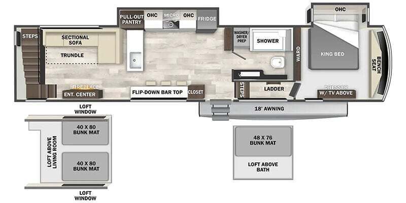 A photo of this 2026 Forest River Cedar Creek Cottage 41FWC