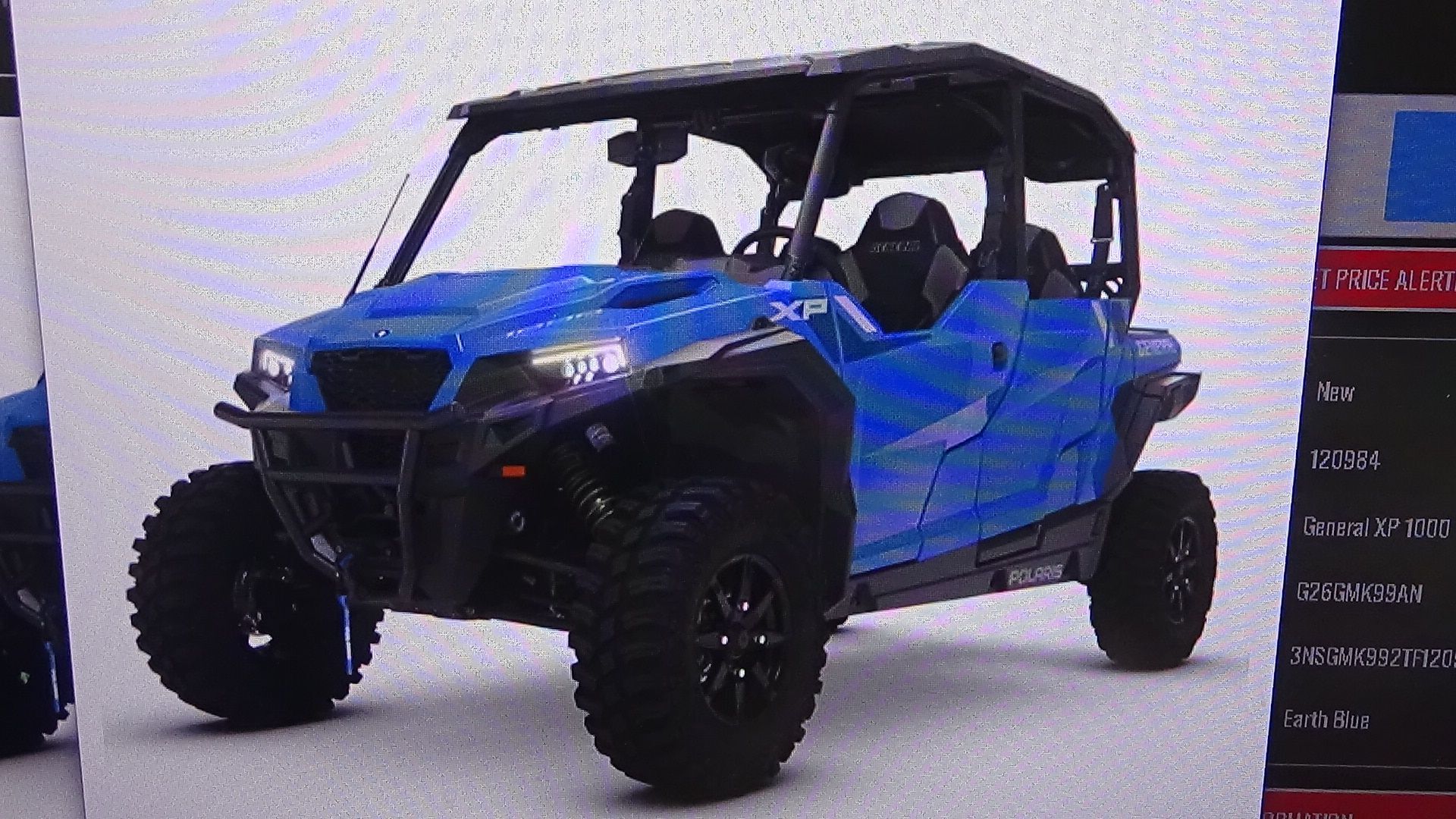 Blue Polaris General Xp 4 1000 Ultimate Four Wheelers For Sale