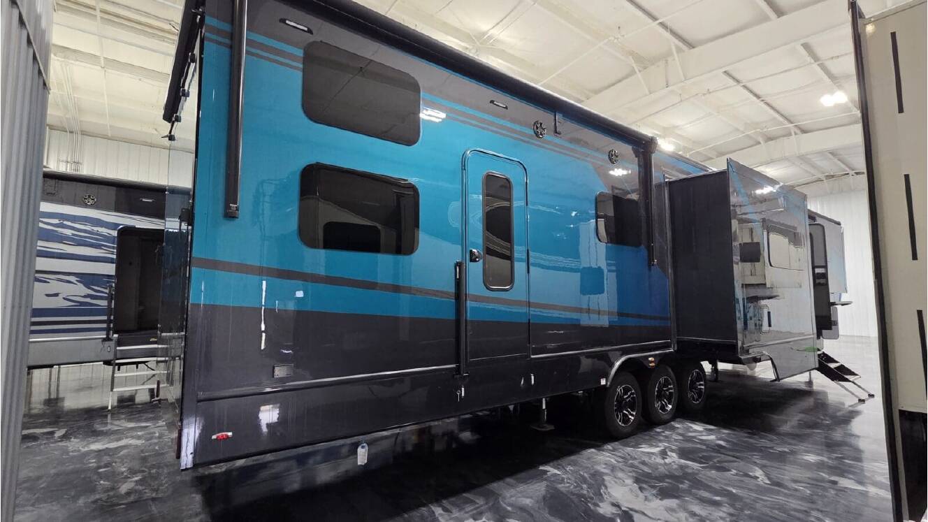 A photo of this 2026 Luxe TOY HAULER 48FB