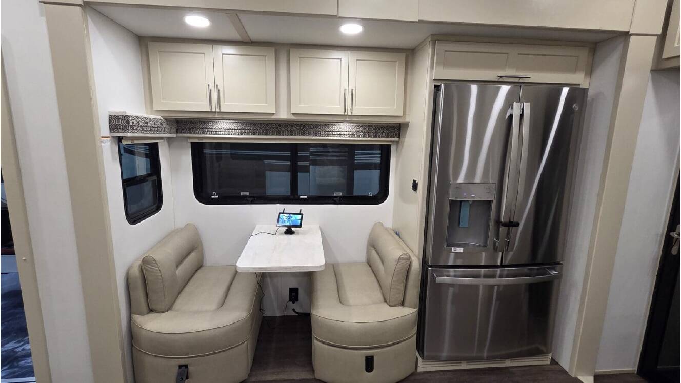 A photo of this 2026 Luxe TOY HAULER 48FB