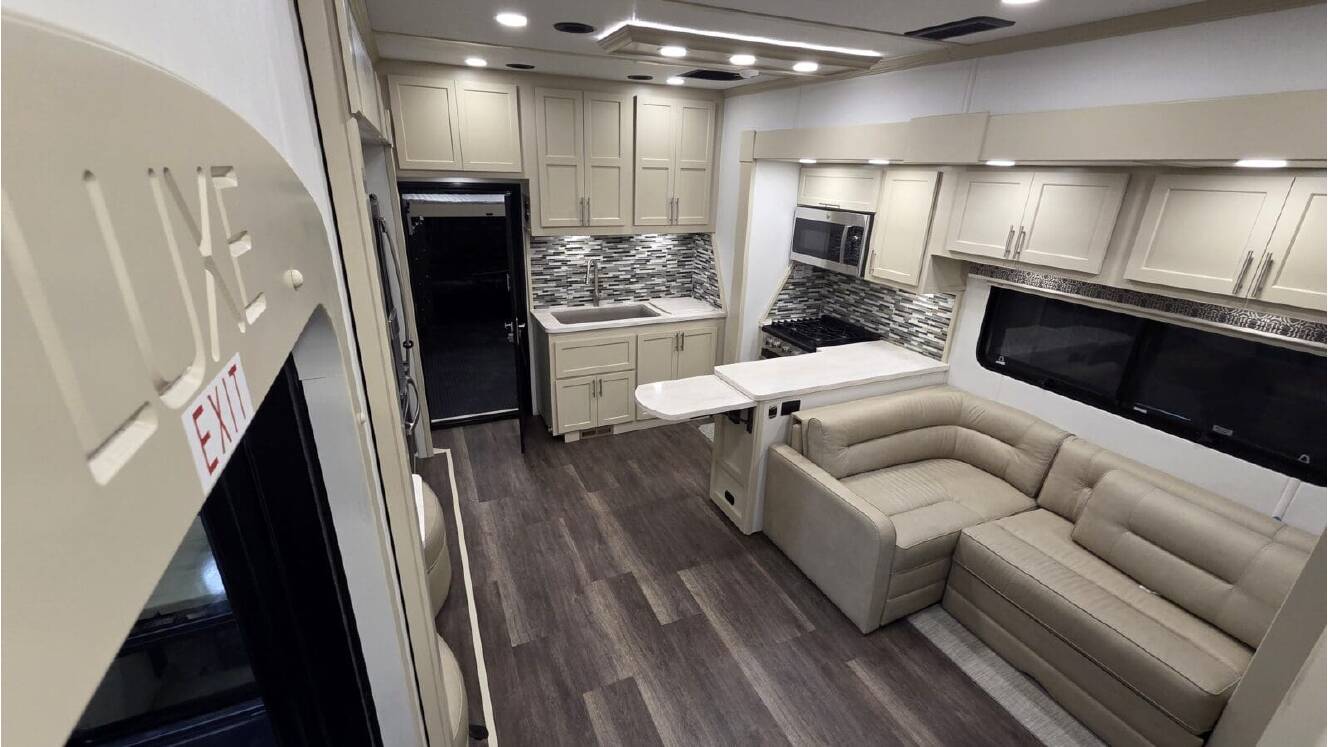 A photo of this 2026 Luxe TOY HAULER 48FB