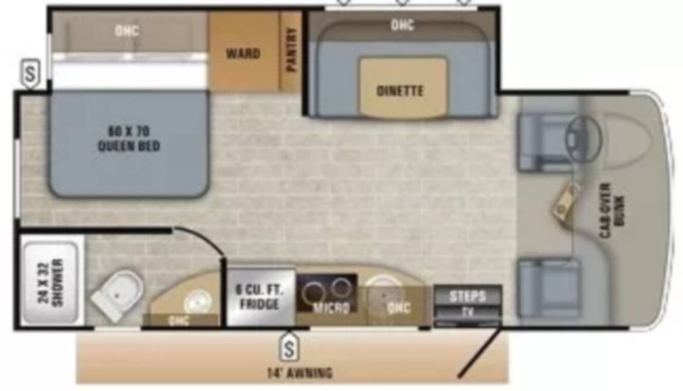 A photo of this 2019 Jayco Melbourne Prestige Series 24LP