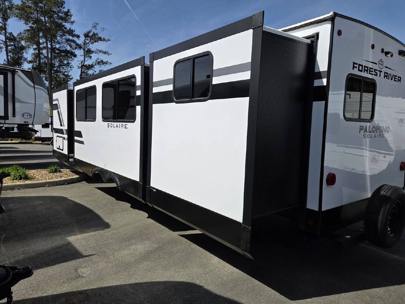 A photo of this 2026 Forest River Solaire 3200TSBH