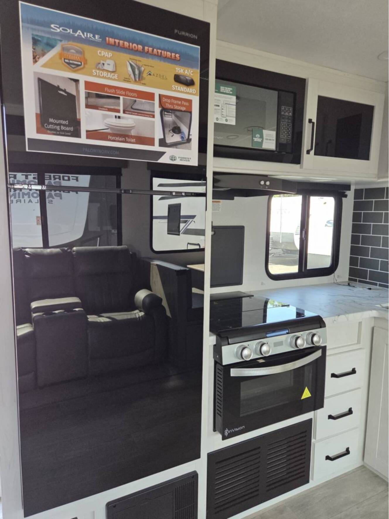 A photo of this 2026 Forest River Solaire 3200TSBH