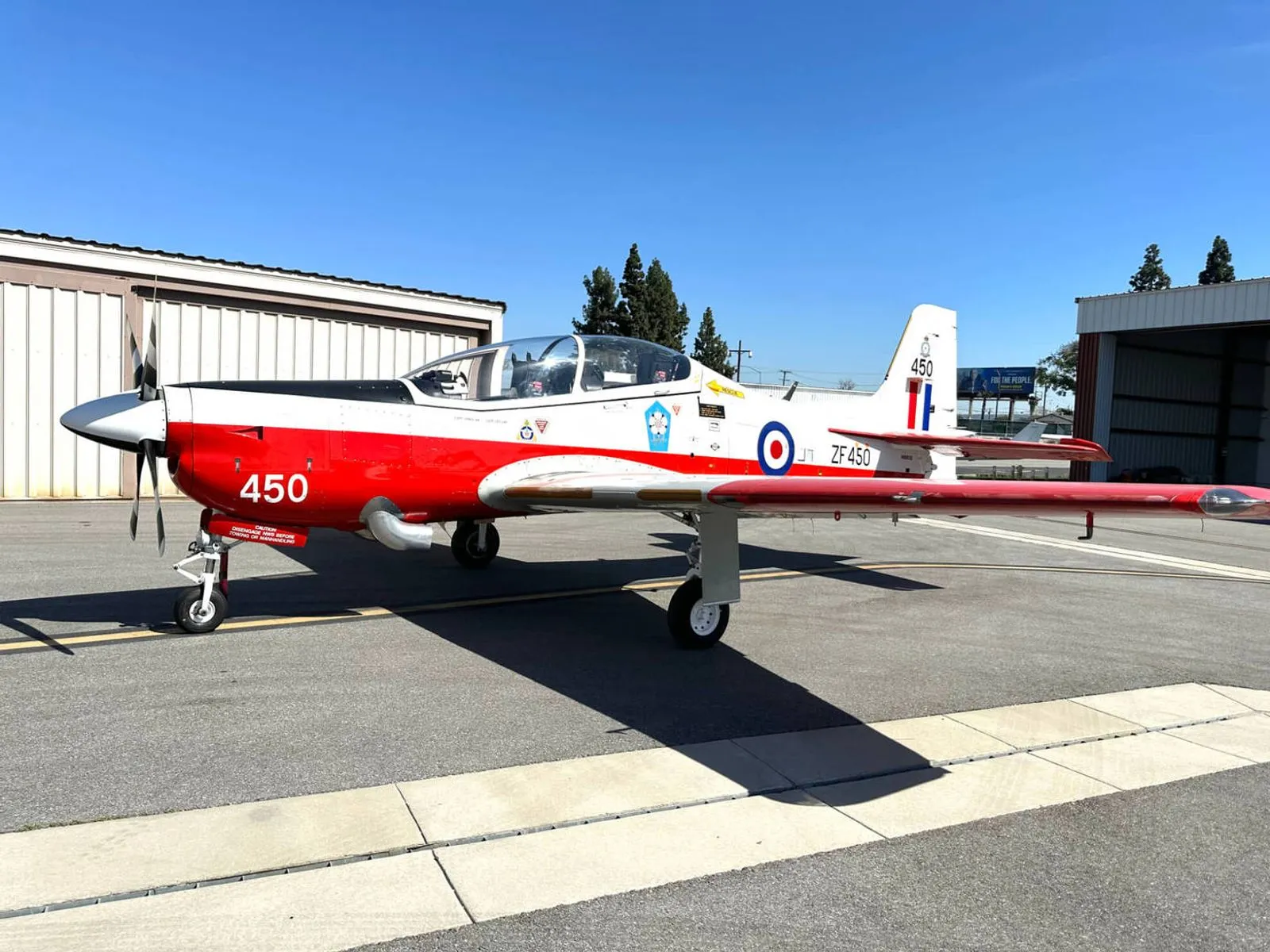 1992 Shorts TUCANO MK1 in CA