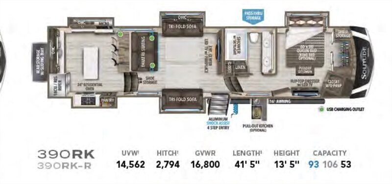 A photo of this 2022 Grand Design Rv Solitude 390RK