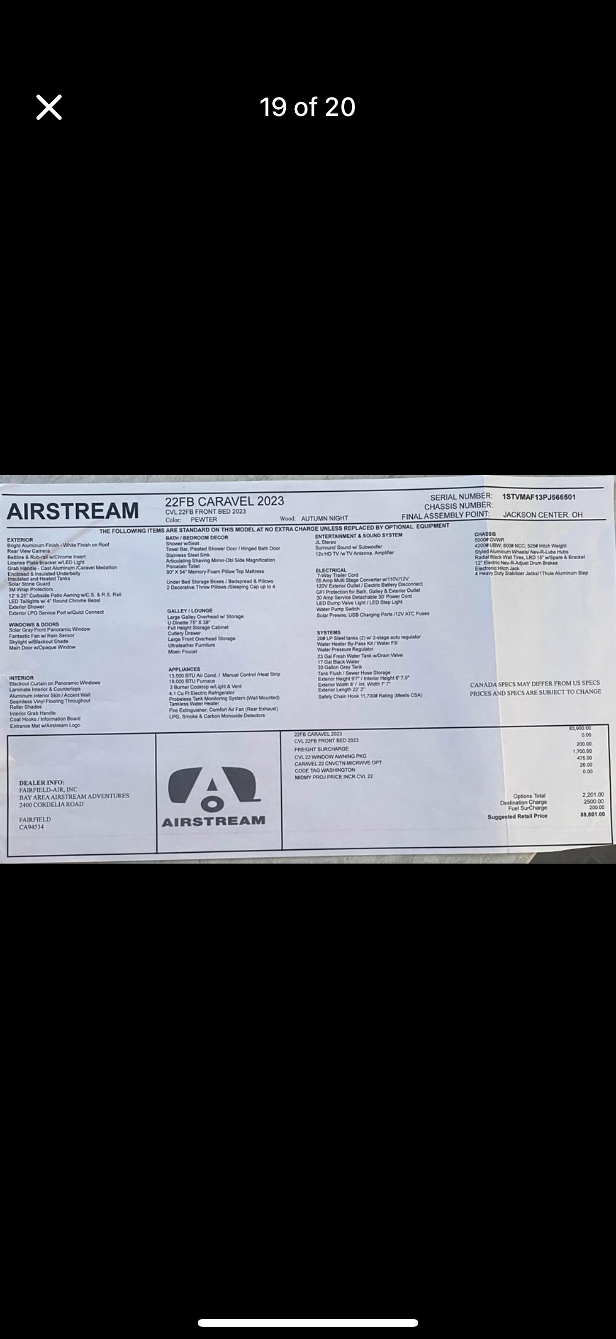 2023 Airstream CARAVEL 22FB in reno NV