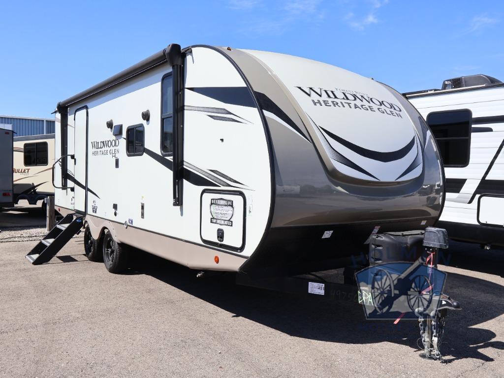 2023 Forest River Rv Wildwood Heritage Glen Hyper-Lyte 22RBHL in batavia OH