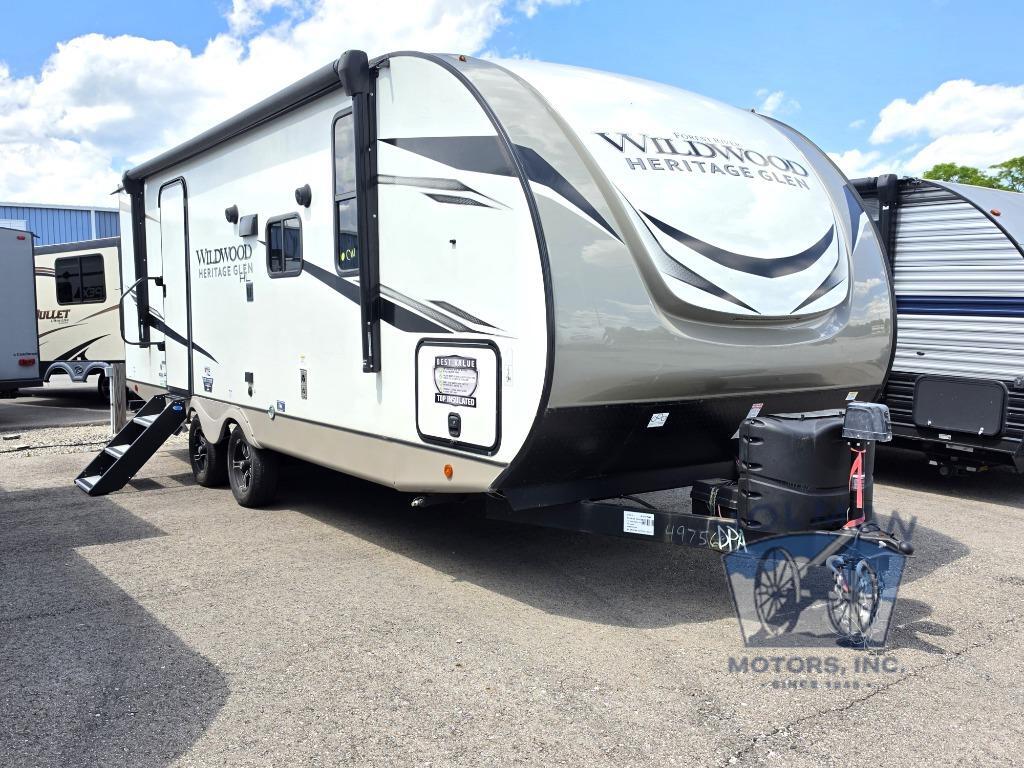 2024 Forest River Rv Wildwood Heritage Glen Hyper-Lyte 22RBHL in batavia OH