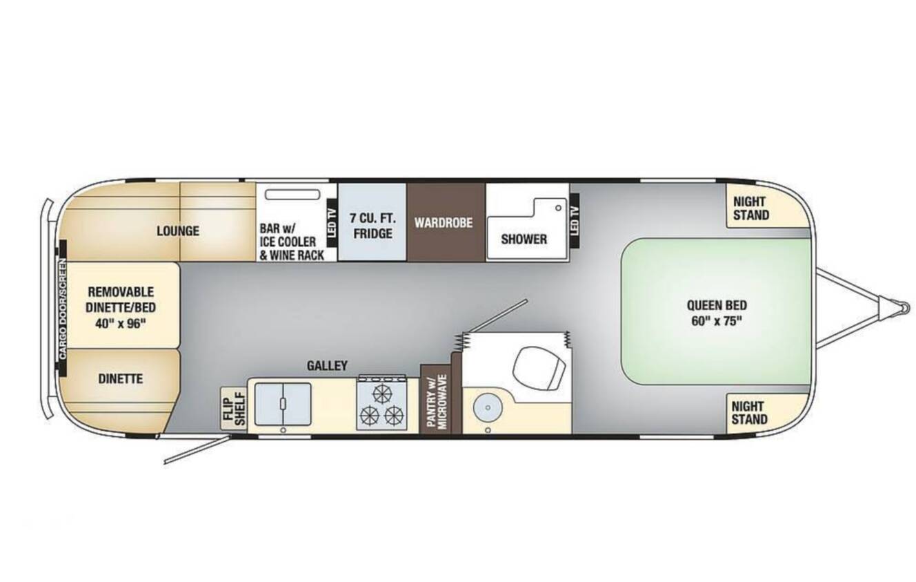 A photo of this 2017 Airstream Tommy Bahama 27FB Special Edition