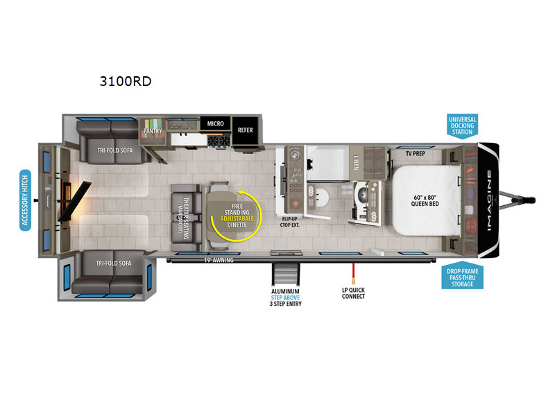 A photo of this 2026 Grand Design Imagine 3100RD