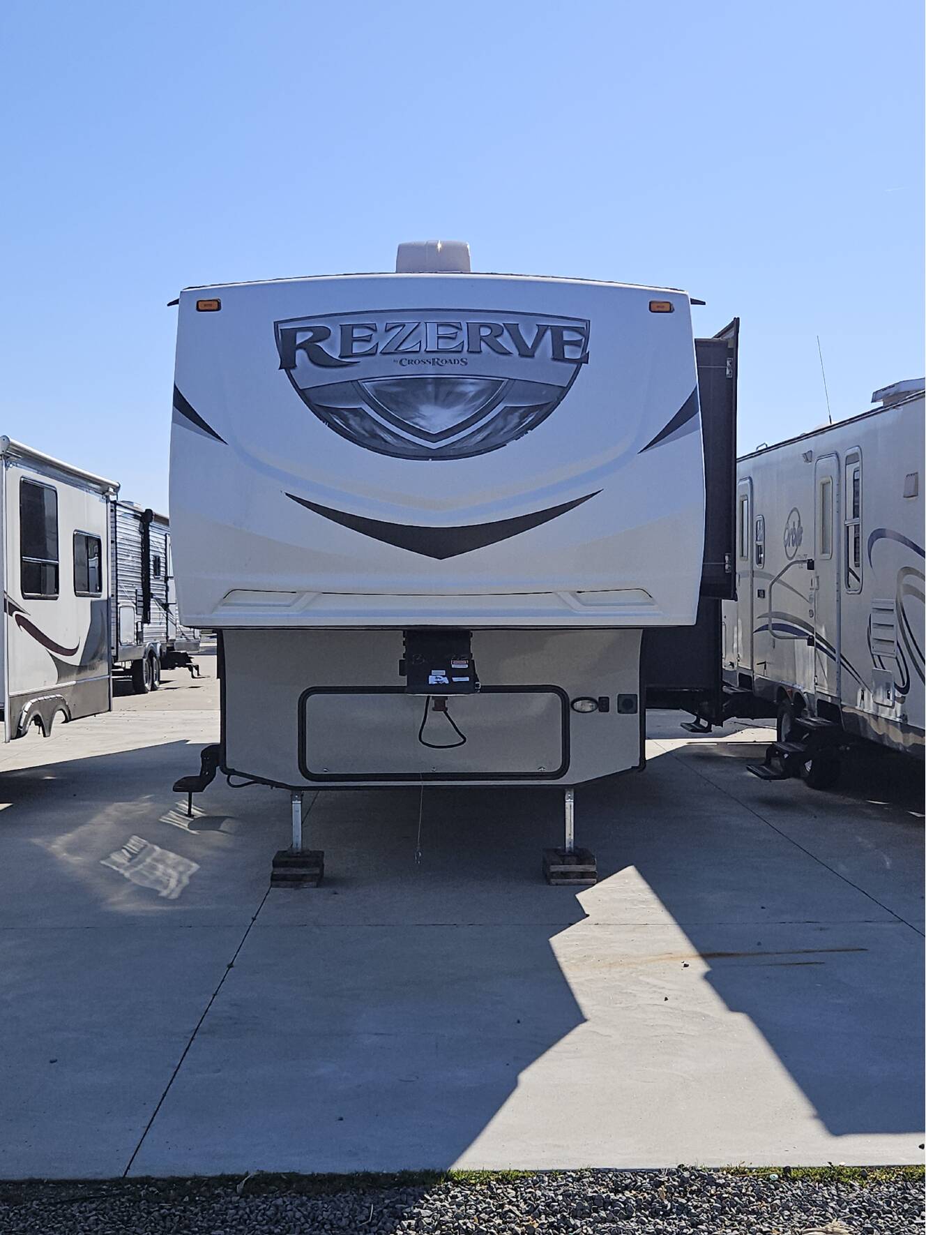 A photo of this 2016 Crossroads Rezerve Fifth Wheel RFZ36DB
