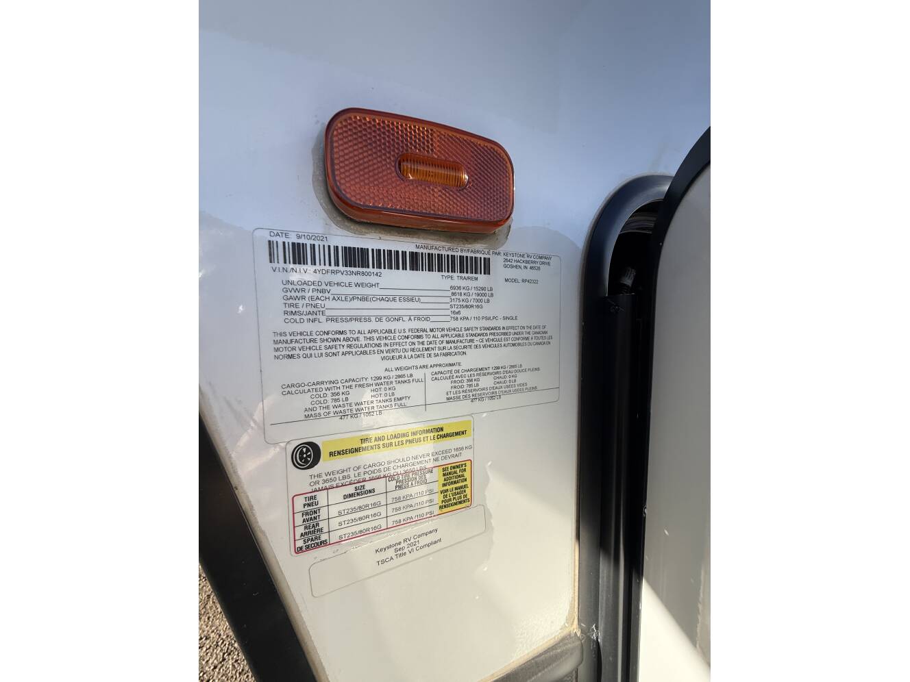 A photo of this 2022 Keystone RAPTOR 423