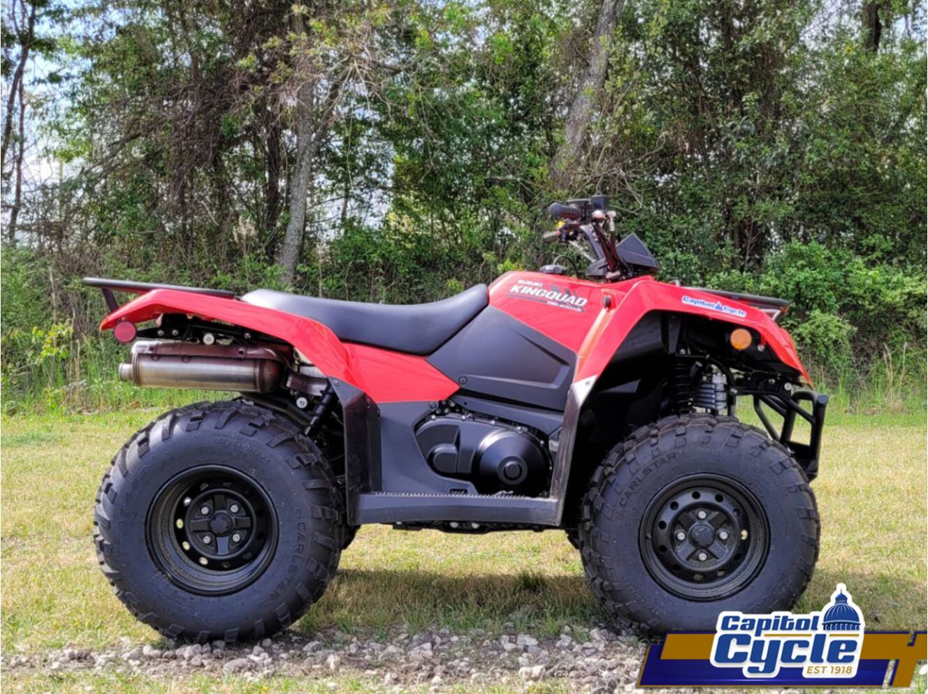 A photo of this 2025 Suzuki KingQuad 400ASi