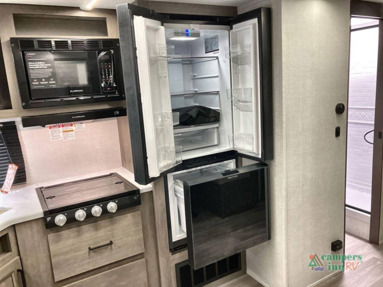A photo of this 2025 Grand Design Transcend Xplor 335BHT