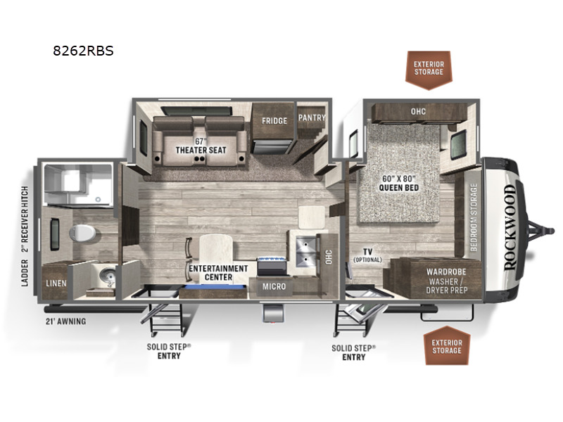 2023 Forest River Rv Rockwood Signature Ultra Lite 8262RBS in north ridgeville OH