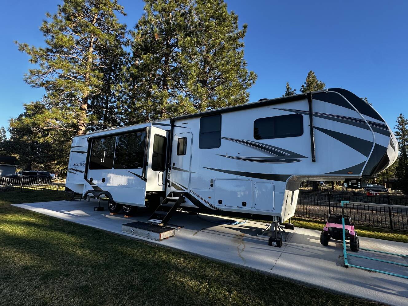 A photo of this 2023 Grand Design SOLITUDE 391DL/391DL-R