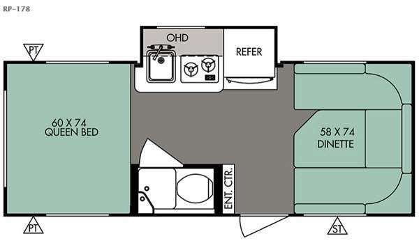 2015 Forest River Rv R Pod RP-178 in peru IN