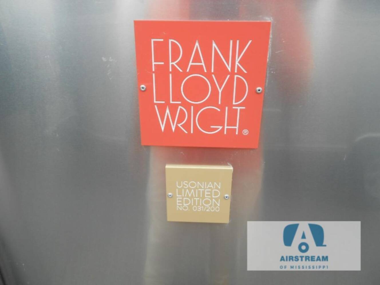 A photo of this 2026 Airstream Frank Lloyd Wright Limited Edition 28RB