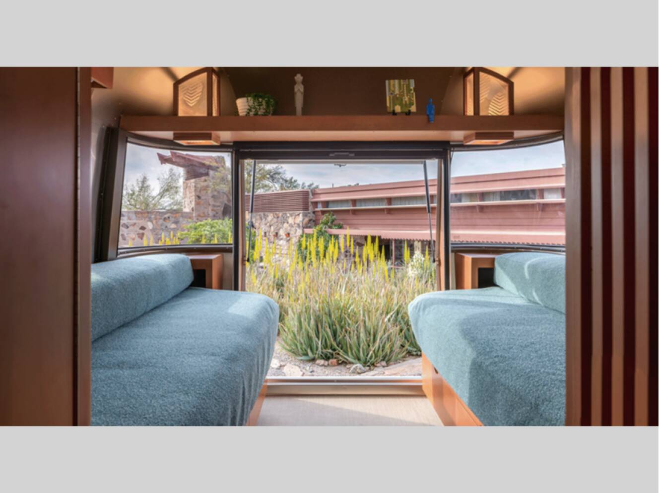 A photo of this 2026 Airstream Frank Lloyd Wright Limited Edition 28RB