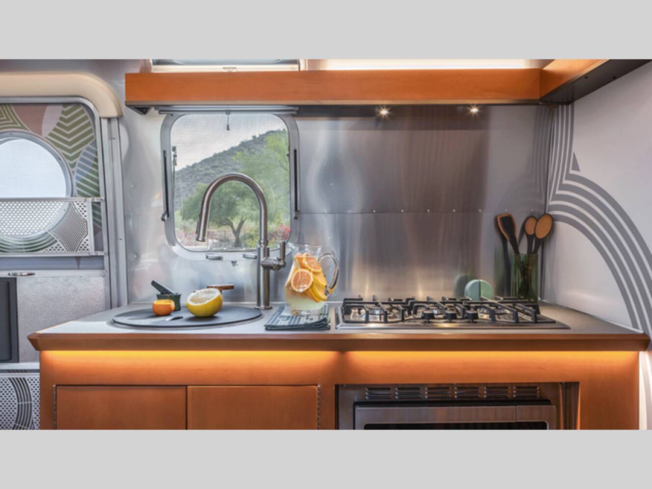 A photo of this 2026 Airstream Frank Lloyd Wright Limited Edition 28RB