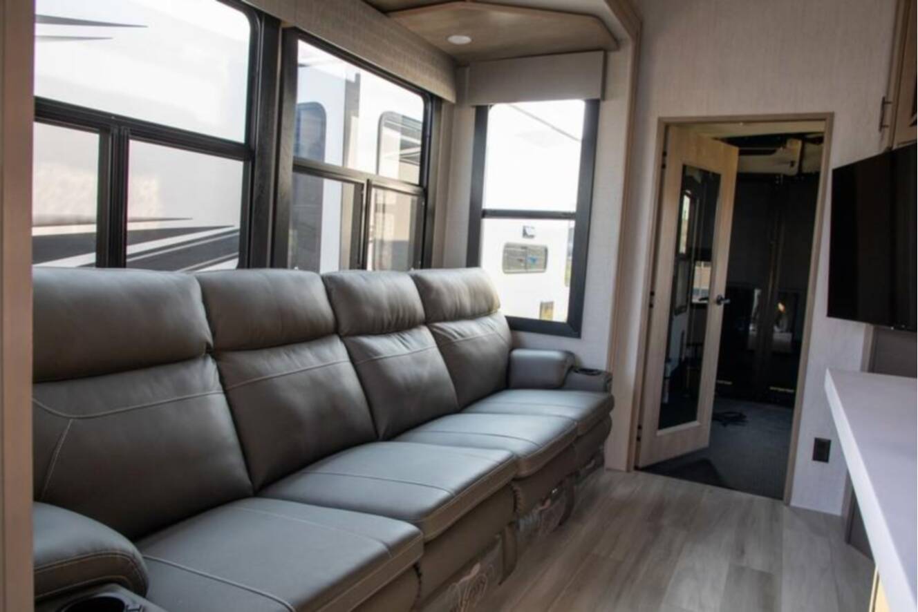 A photo of this 2023 Grand Design MOMENTUM M-CLASS 351M