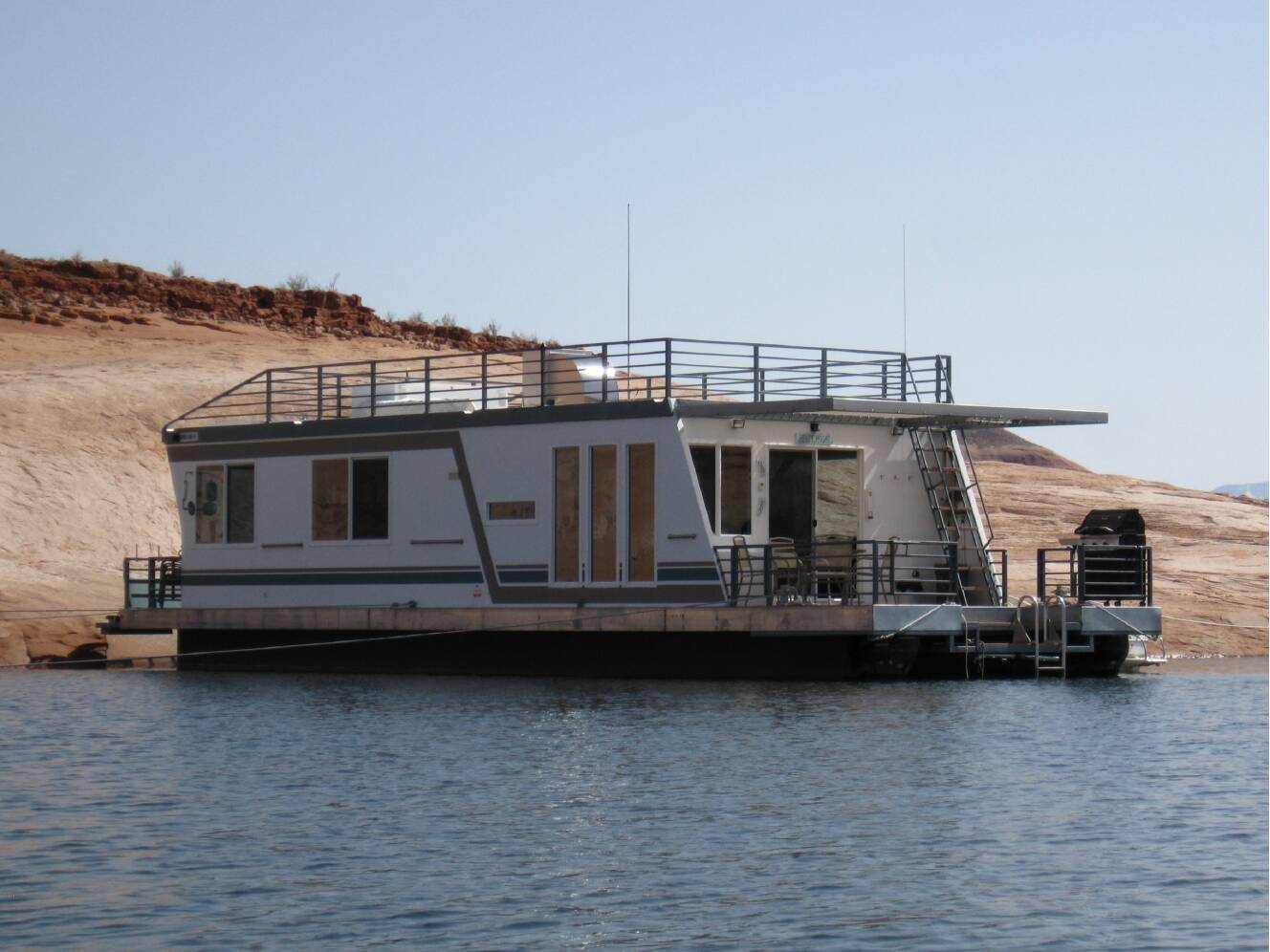 A photo of this 2004 Custom Houseboat