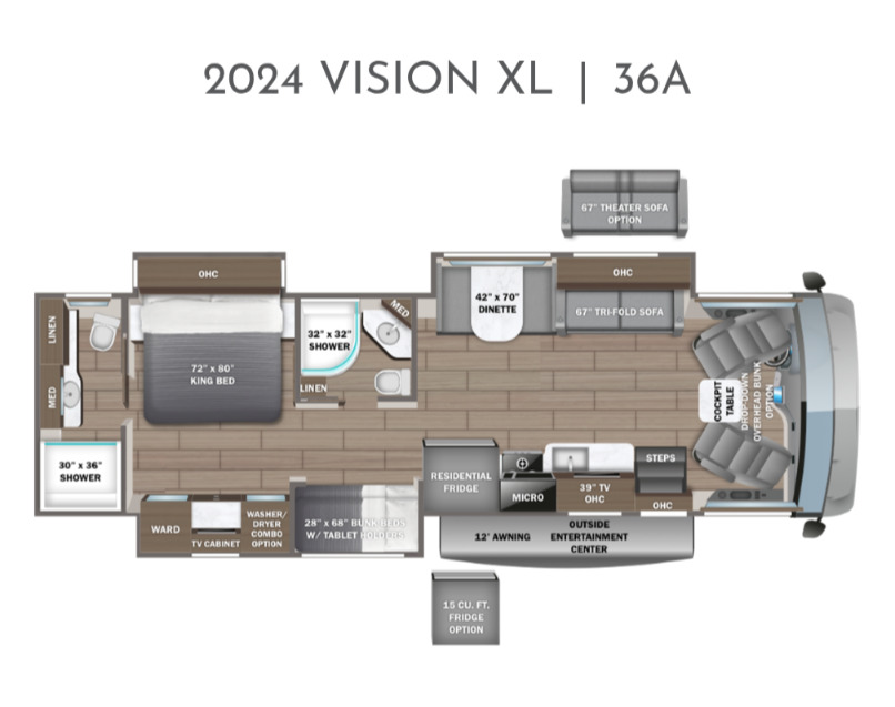 2024 Entegra Coach VISION XL 36A in fletcher NC
