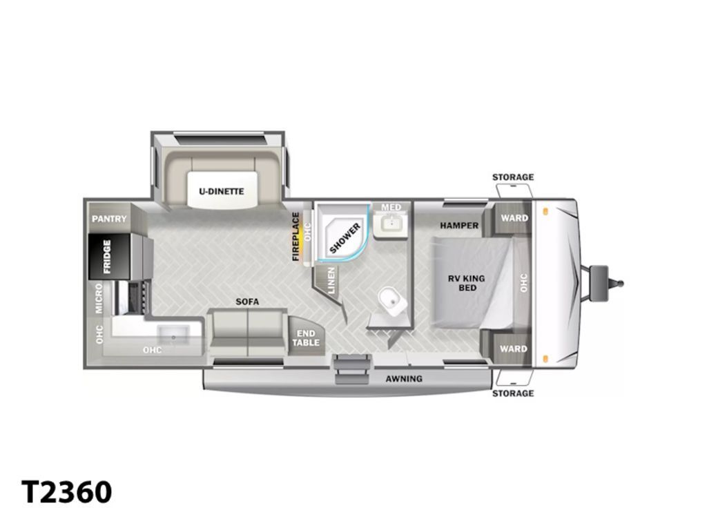 A photo of this 2024 Forest River Evo SouthWest Travel T2360