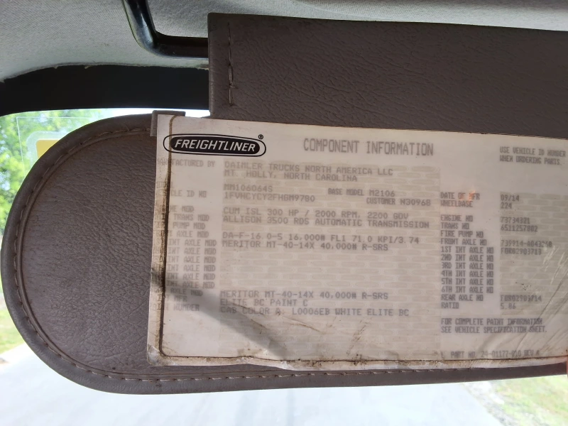 2015 FREIGHTLINER BUSINESS CLASS M2 106