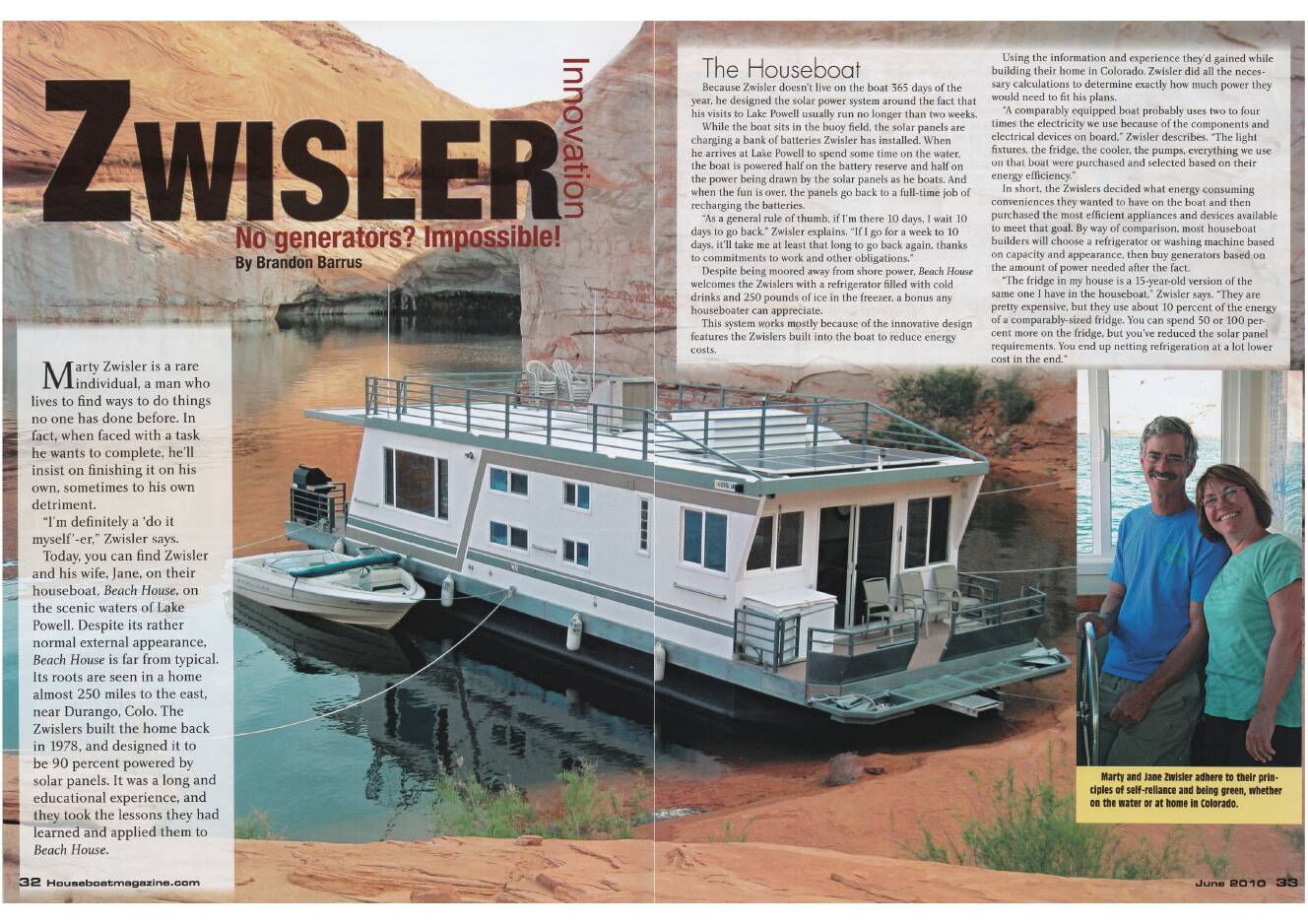 A photo of this 2004 Custom Houseboat